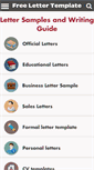 Mobile Screenshot of freelettertemplate.com